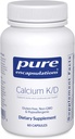 Pure Encapsulations Calcium K/D tención Suplemento para Bone Strength, Immune System, Colon, y Cardiovascular Health*  60 Capsules