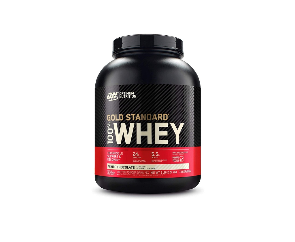 Optimum Nutrition Gold Standard 100% Whey White Chocolate - 5 libras