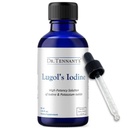 Dr. Tennant's Liquid Iodine Drops 2 Fl Oz ← Solución de Lugol con Iodide de Potasio tóxico ayuda a la función tiroidea, equilibrio hormonal y salud inmune