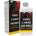 Vino Carne Hierro 16 oz Paraben Gratis