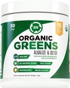 Ecologic Greens Powder - USDA Organic - Non-GMO - 15 Superfoods - Detox e Immune Health Ventajas Incluyendo Spirulina, Matcha Green Tea y Ashwagandha - 30 Servimientos