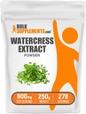 BulkSupplements.com Pólvora Extracto Extracto - Extracto de Nasturtium Officinale, Pólvora de Watercress - Gluten Gratis, 900 mg por Serving, 100g (3.5 oz) (Pack of 1)