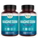 Anidado Naturales Magnesio Glycinate Chelate - 200mg Magnesio Chelated Suplemento para los cáñamos de músculo, Relajación, &amp; Apoyo al sueño - 100% Albion TRACCS Buffered Magnesium Glycinate - 240 cápsulas Vegan