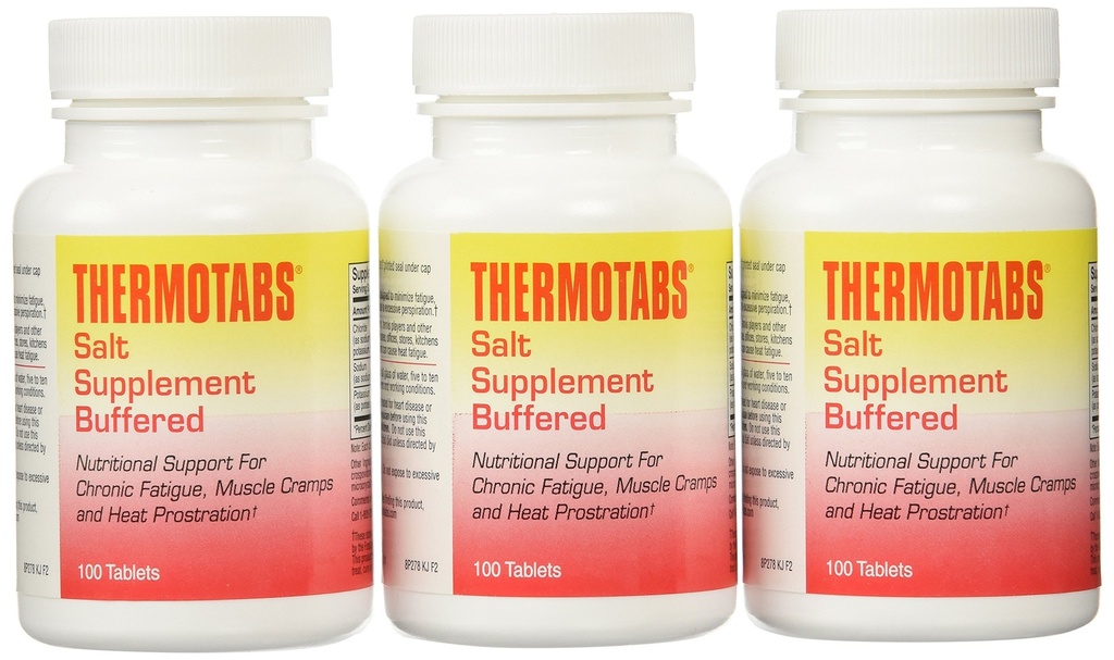 Thermotabs Cada Tab de Sal amortiguada, Pack de 3