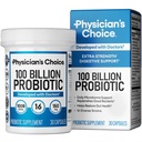 CHOICE 100 billón de doctorado Probiótico Avanzado - 16 Strains + Prebióticos Orgánicos - Salud Digestiva " Gut - Apoyo al estreñimiento ocasional, diarrea, gas " Bloating - Probióticos para hombres y mujeres