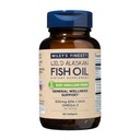 Wiley's Finest Wild Alaskan Fish Oil Easy Swallow Minis - Omega-3 Fish Oil Supplement for Adults and Kids - Double-Strength 630mg EPA y DHA Natural Supplement - 60 Mini Softgels (30 Servings)