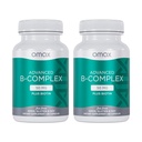 Omax3 2 Botellas - Complejo avanzado de vitamina B 50MG con Biotina  sometida Fuerte " Pelo brillante, uñas de piel, estrés de apoyo, inmunidad, metabolismo energético, 90 cápsulas/per Botella
