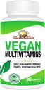 Rise-N-Shine Vegan MultiVitamins MultiVitamin y MultiMineral completo para hombres y mujeres con más de 80 vitaminas, minerales, frutas, verduras y más de 30 contar