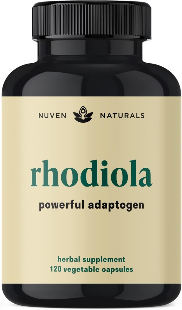 Rhodiola Rosea 600 mg  60 Sirve para servir a los ultra Potent Rhodiola Suplemento con 3% Salidroside " 1% Rosavins for Stress Support, Mood Support " Energy - Adaptogens for Calm " Focus - Gluten Free " Non-GMO