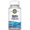 KAL Biotin 5000 TR Tablets, 5000 mcg, 60 Cuenta