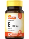 Sundance Vitamina E 180mg (400 UI) TENIDO 100 Quick Release Softgels TEN High Potency Formula ← Non-GMO y Gluten Free Supplement