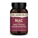 Dr. Mercola NAC con Leche Esteto - con Antioxidantes - Apoyos Procesos de Detoxificación Normal - 500 mg N-Acetil-Cysteine por Serving - No GMO, libre de gluten &amp; Soy Gratis - 60 cápsulas (30 servidos)