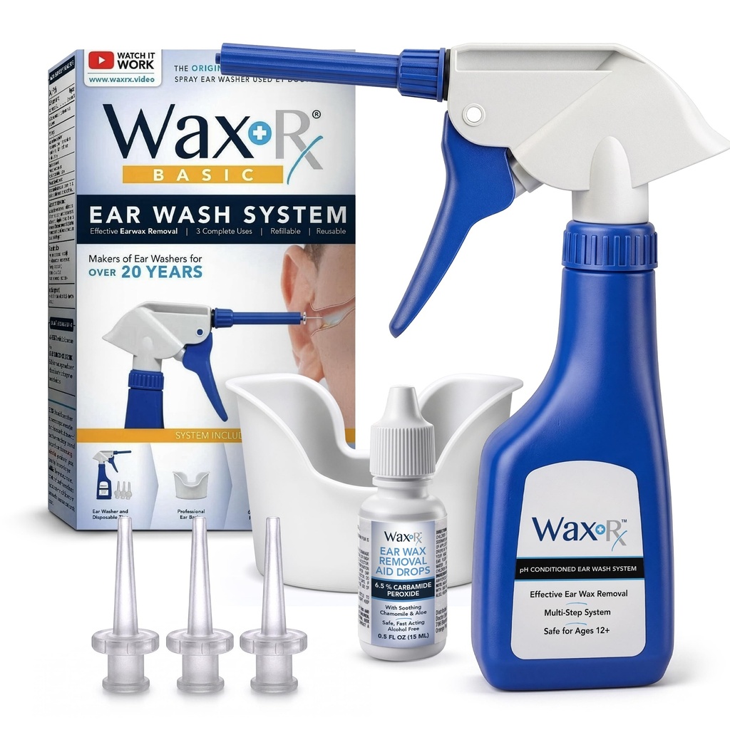 Doctor Easy Wax-Rx Ph Sistema de lavado de oídos, 15.2 onza