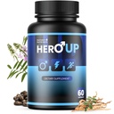 HeroUP - Natural Wellness Supplement with Plant-Based Ingredients – Non-GMO, Stimulant-Free TEN Made in The USA, GMP-Certified ← 60 Capsules, 1 Mes Suppy