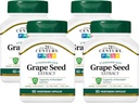 21st Century Grape Seed Extract Veg Capsules, 60 Conde (21378) (Pack of 4)