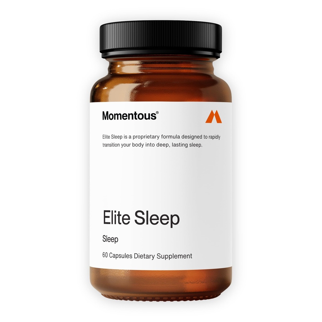 Elite Momentous cápsulas de sueño - Vegan - libre de gluten - NSF Certificado para Deporte - 30 Servimientos