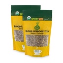 Cleansing BloodBoost Tea Organic –Cleanses & Supports Natural Removal of Excess Waste Chemicals from The Blood Stream Echinacea Chamomile. Suplemento herbal
