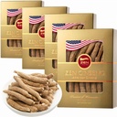 4 Cajas de American Wisconsin Ginseng - Pequeño Long Root - Premium Quality Panax Ginseng. Boosts Body Immunity, Energy for Men &amp; Women (16oz)