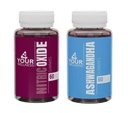 4YWN Nitric Oxide and Ashwagandha Gummies Supplement Bundle, Boosting Energy and Restoration, Non-GMO, Gluten-Free, Gelatin Free " Kosher ← for Daily Focus Boost
