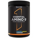 Regla 1 Amino esencial 9 – Soporte de recuperación y hidratación con 7.5g de ácidos esenciales + electrolitos (30 piezas, Limonada de Razz azul)
