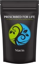 Prescribed For Life Niacin Powder | Vitamin B3 for Skin Health and Digestive Support | Vegan, Gluten Free, Non GMO | Nicotinic Acid Powder (4 oz / 113 g)