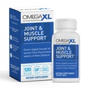 Suplemento de soporte conjunto OmegaXL - Apoyo al músculo natural, aceite de mejillón verde, píldoras de gel suave, libres de drogas, 120 cuenta