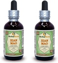 Xian Mao, Curculigo (Curculigo Orchioides) Glycerite, Orquídea Seca Orgánica Extracto líquido libre de alcohol (Marca Marca: HerbalTerra, Proudly Made in USA) 2x2 fl.oz (2x60 ml)
