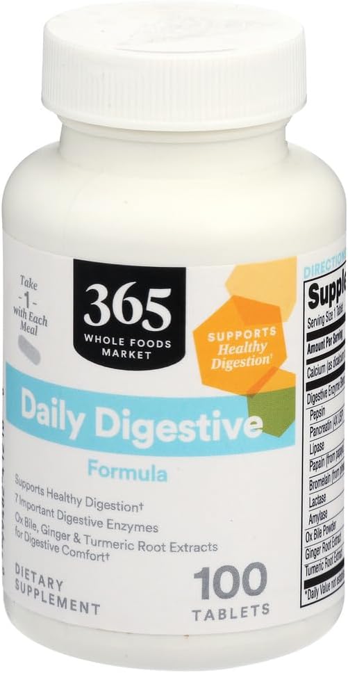 365 por Whole Foods Market, Daily Digestive Formula, 100 Cuenta