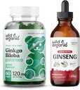 Wild & Organic Ginkgo Biloba Gummies " Ginseng Tintura 4 fl oz