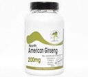 North American Ginseng 200mg ~ 200 Capsules - No Additives ~ Naturetition Suplementos