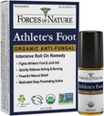 Fuerzas de la Naturaleza – Tratamiento del pie natural del atleta orgánico (4ml) No GMO, Sin productos químicos perjudiciales, sin crueldad – Alivios antifúngicos quemando, picazón, atracción causada por AF, Jock Itch y Ringworm