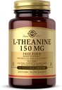 Solgar L-Theanine 150 mg - 60 cápsulas vegetales - promueve la relajación - no GMO, Vegan, Kosher " Gluten Gratis - 60 servicios