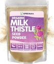 XPRS Nutra Organic Milk Thistle Seed Powder - Pólvora de Leche Premium Rico en Silymarin y Antioxidantes - Leche Esteto Semillas Apoyo Salud del Hígado - Vegan Friendly Milk Thistle Orgánico (8 onzas)