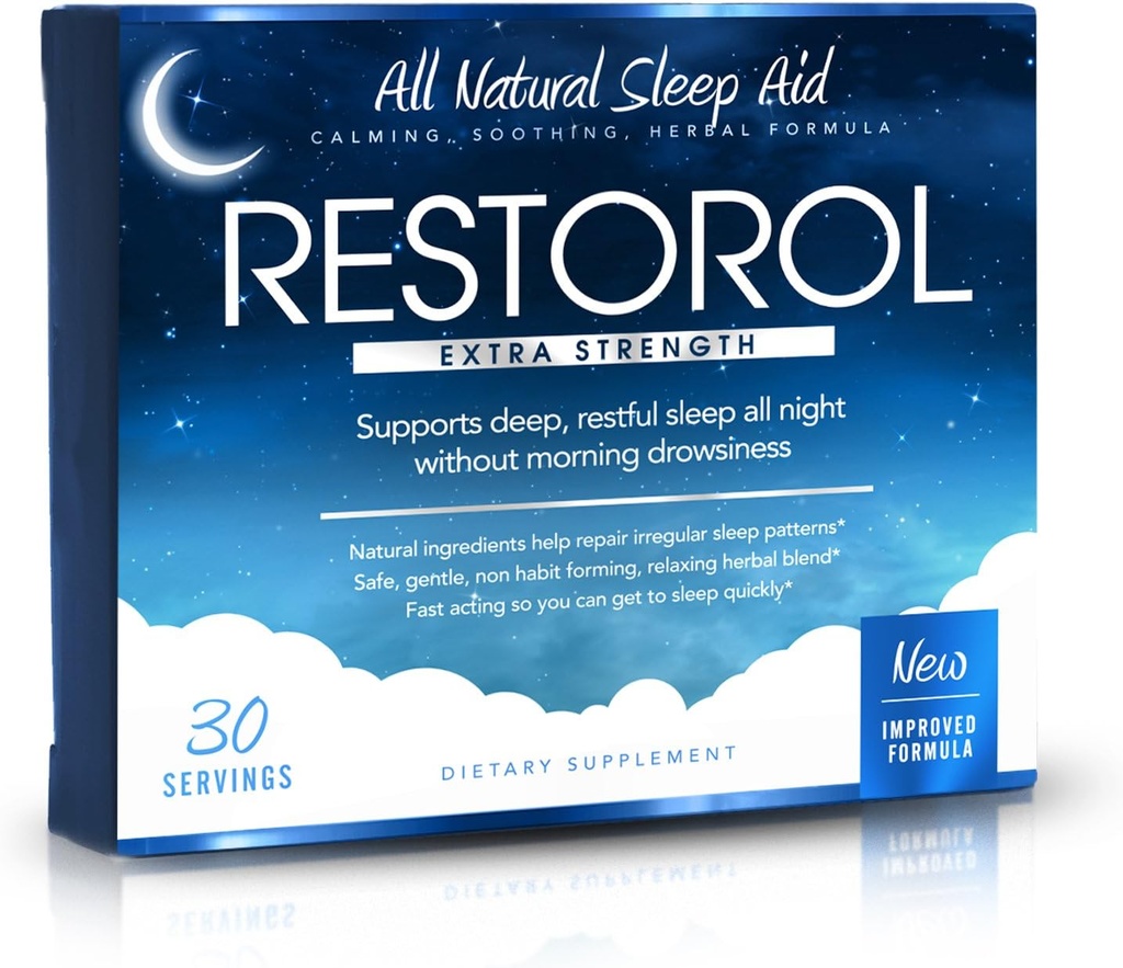 La ayuda para dormir natural – Ayuda Ciclo de sueño – Descansar (30ct) 30 Cuenta (Pack of 1)
