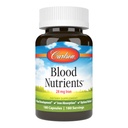 Carlson - Nutrientes de Sangre, 28 mg Hierro, Desarrollo de Sangre, Absorción de Hierro y Bienestar Optimal, 180 cápsulas