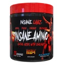 Insane Labz Insane Amino Hellboy Edition, BCAA con Energy Focus Muscle Recovery, Intra Workout Powder, 2 1 Cadena ramificada Amino Acid Powder, 30 Srvgs, Blue Raspberry