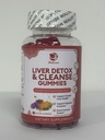 Hígador desintoxicación & Reparación Gummies - Milk Thistle Silymarin, Dandelion, Artichoke Extracto " Elderberry - No Sugar, Raspberry Flavor - 180 Cuenta