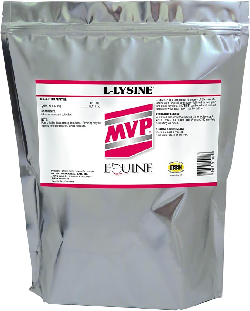 L-Lysine (5lb) para el Musculo Equino / Apoyo Inmune