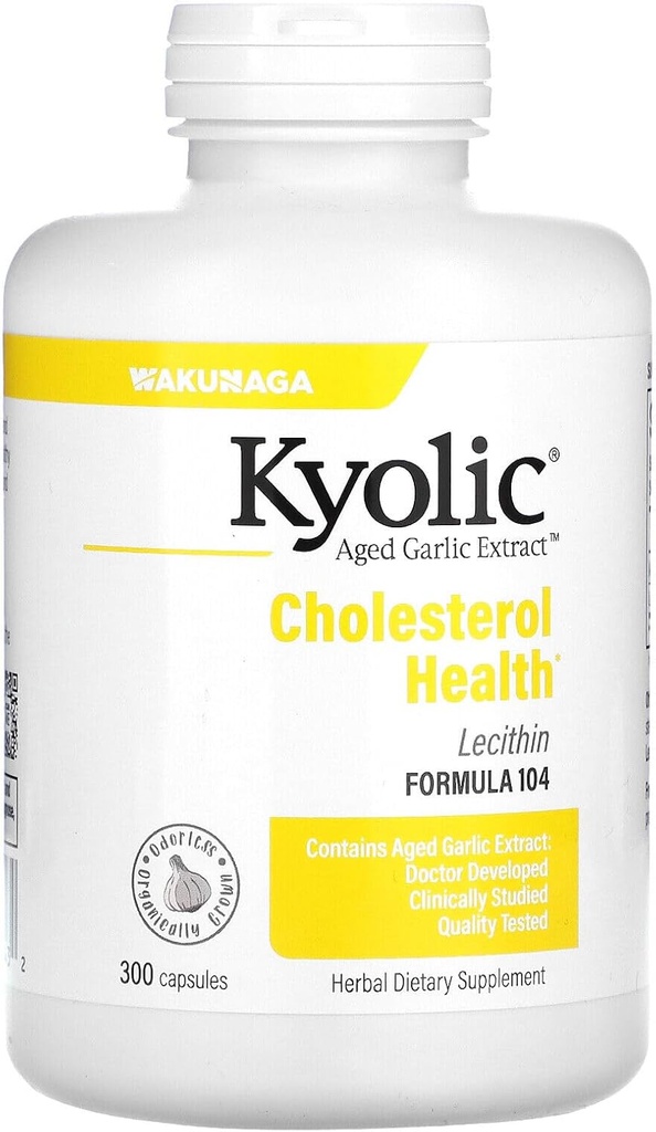 Kyolic #104 Ajo Ext W/Lecithn 300 Cap