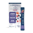 PROTEKT GABA L Theanine Supplement ← Ayuda para el sueño libre de melatonina para los adultos  Valerian Root for Night Support " Restful Sleep ← GABA Calm Liquid Drink Mix for Adults ← Mixed Berry, Pack of 10