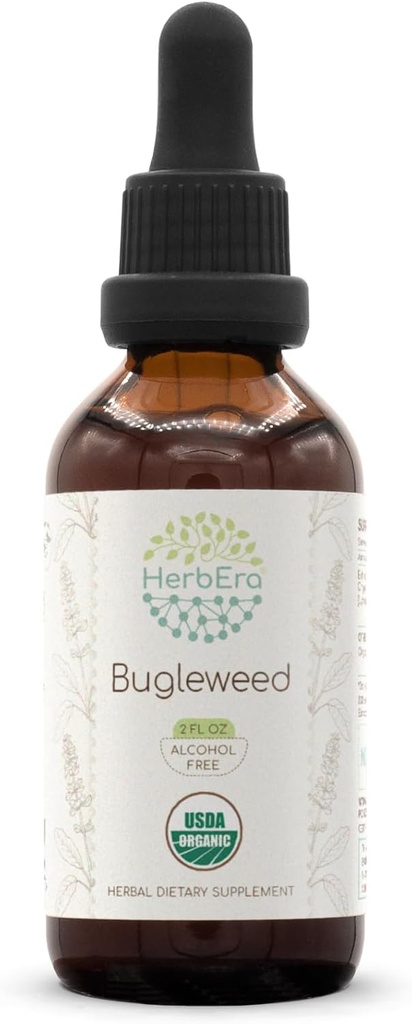 Bugleweed B60 Extracto herbario libre de alcohol Tintura, Bugleweed (Lycopus Virginicus) (2 fl oz)