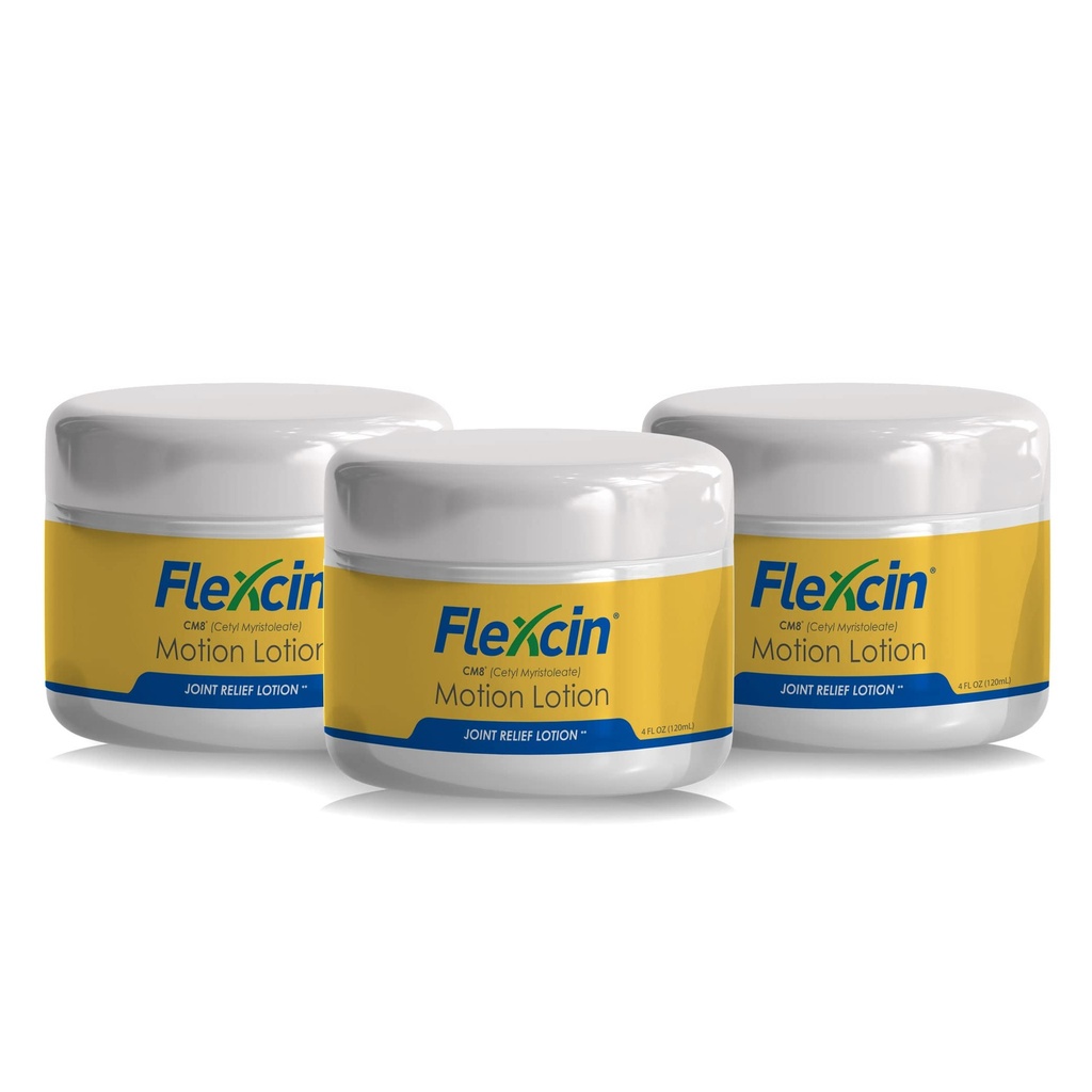 Flexcin con CM8 Motion Lotion 4 oz Jar - 3 Pack (4oz Jars)