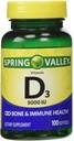 Spring Valley - Vitamina D-3 5000 UI, 100 Softgels