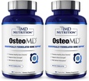 1MD Nutrición OsteoMD para el soporte integral de huesos Silencioso con Calcio Hidroxiapatita, Vitamina D3 & K2 tención 180 Capsules (2-Pack)