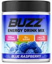 Mañana Buzz Energy Drink Powder - Energy Boost Drink Mix - Sugar-Free Energy with Antioxidants - Morning Kickstart and Sports Nutrition Endurance Product - 30 Servings, Blue Raspberry, 8 Ounces