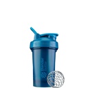 BlenderBottle Classic V2 Shaker Bottle Perfecta para Protein Shakes y Pre Workout, 20 onzas, Ocean Blue