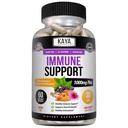 Kaya Naturals Elderberry Immune Support, Elderberry with Zinc and Vitamin C for Adults Vitaminas, Probióticos & Turmeric 1000mg Immune System Booster Sambucus Capsules - 60 Conde