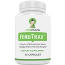 VitaMonk FenuTraxTM Fenugreek Extract Potente 50% Fenugreek Seed Extract Estándarizado para Fenuside - High Furostanol Glycoside y Saponin Content Cuando se compara con Testofen - 60 cápsulas
