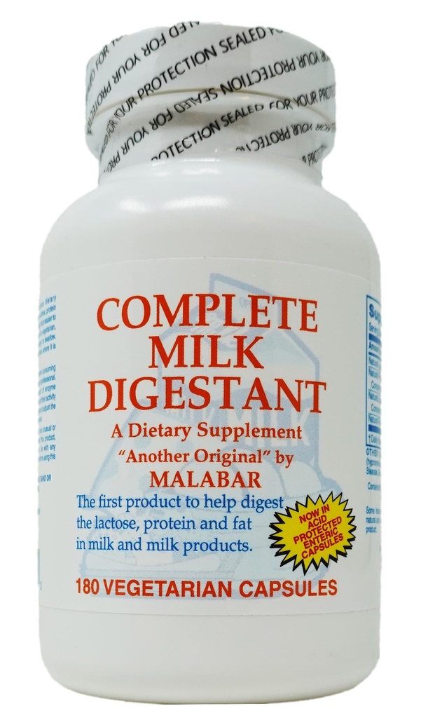 Malabar Milk Digestant completo, 180 Conde