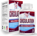 Vein & Leg Circulation Supplement (All-in-1) Health Support with 8 Active Ingredients ← Blood Circulation Booster Formula ← Leg & Vein Supplements